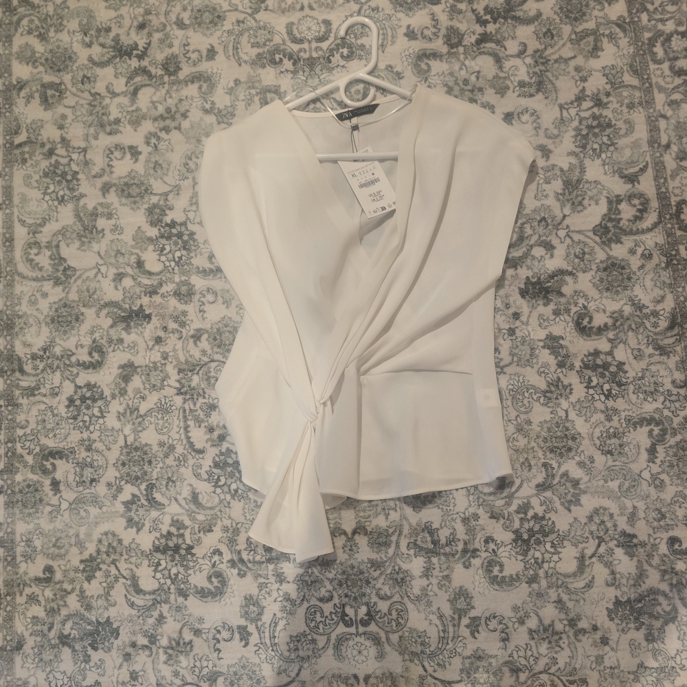 Zara Cream Women's Blouse